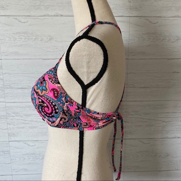 Push Up Swim Top Pink Sz 36C - Picture 4 of 8